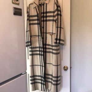 Burberry plaid coat
